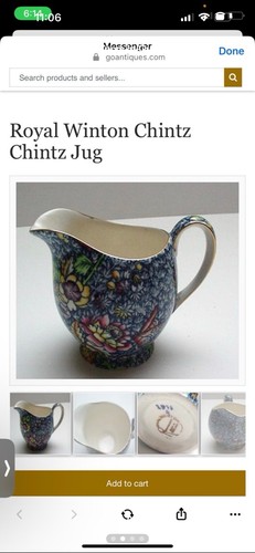 Royal winton chintz - chintz, jug