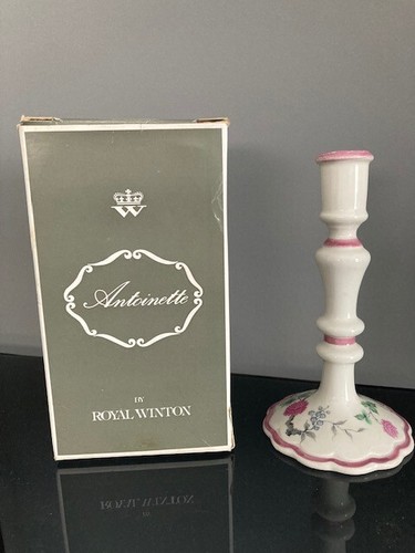 Candlestick holder pink trim - holder,,