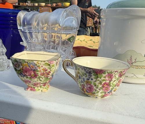 Summertime chintz pattern by - "summertime",